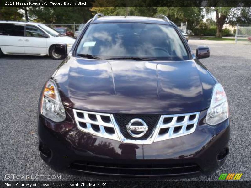 Wicked Black / Black 2011 Nissan Rogue SV