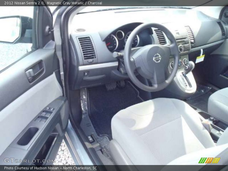 Magnetic Gray Metallic / Charcoal 2012 Nissan Sentra 2.0