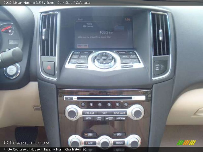 Controls of 2012 Maxima 3.5 SV Sport