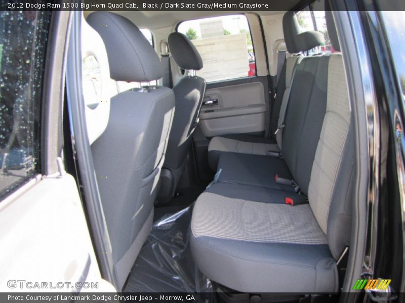 Black / Dark Slate Gray/Medium Graystone 2012 Dodge Ram 1500 Big Horn Quad Cab