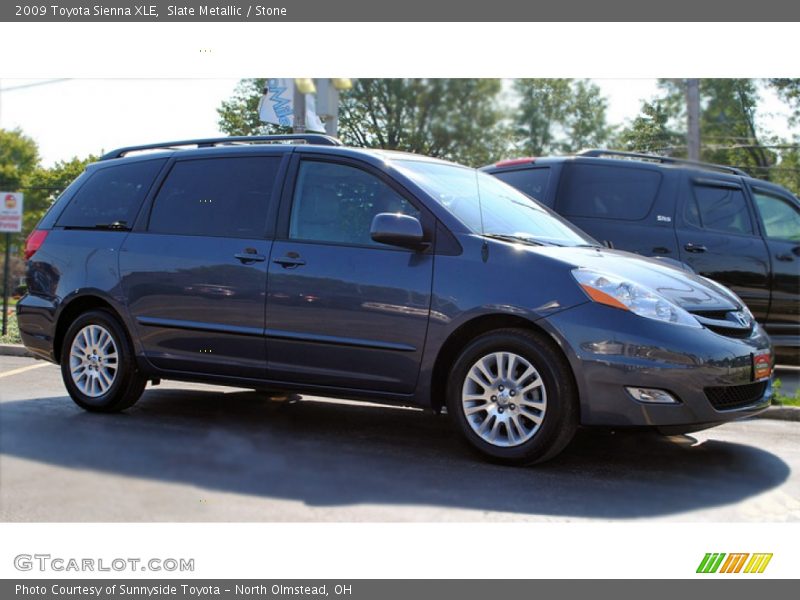 Slate Metallic / Stone 2009 Toyota Sienna XLE