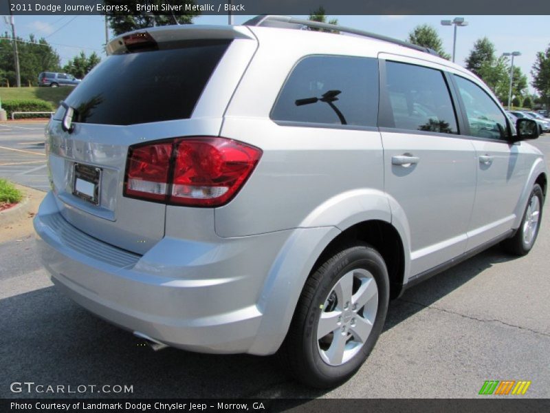 Bright Silver Metallic / Black 2011 Dodge Journey Express