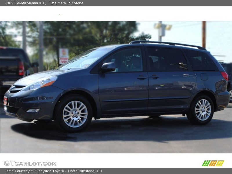 Slate Metallic / Stone 2009 Toyota Sienna XLE