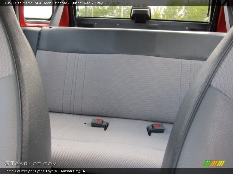  1990 Metro LSi 4 Door Hatchback Gray Interior