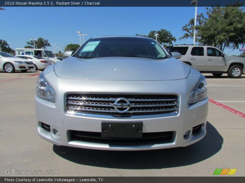 Radiant Silver / Charcoal 2010 Nissan Maxima 3.5 S