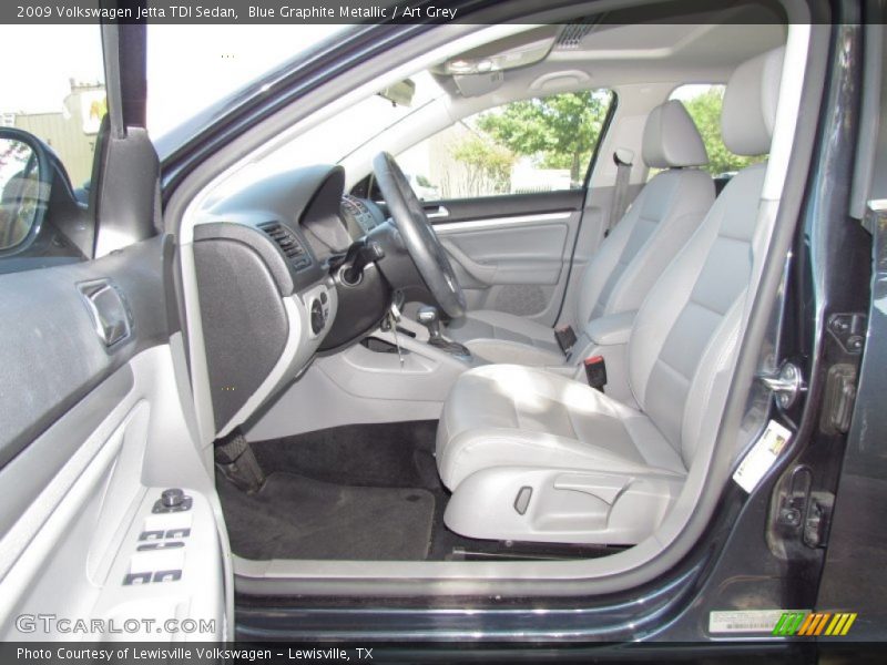 Blue Graphite Metallic / Art Grey 2009 Volkswagen Jetta TDI Sedan