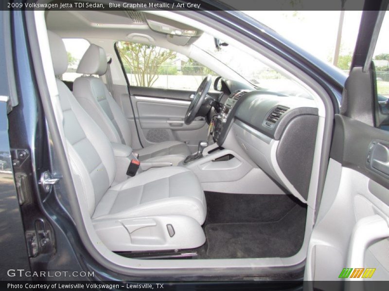 Blue Graphite Metallic / Art Grey 2009 Volkswagen Jetta TDI Sedan