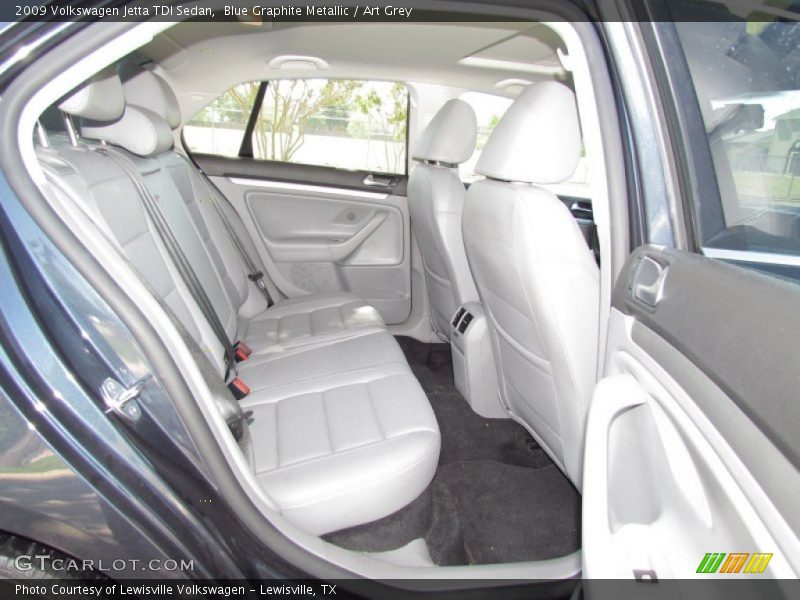 Blue Graphite Metallic / Art Grey 2009 Volkswagen Jetta TDI Sedan