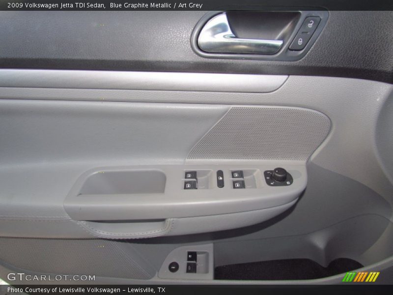 Blue Graphite Metallic / Art Grey 2009 Volkswagen Jetta TDI Sedan