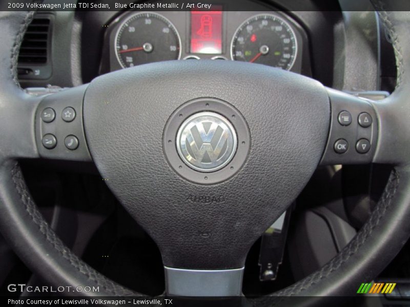 Blue Graphite Metallic / Art Grey 2009 Volkswagen Jetta TDI Sedan