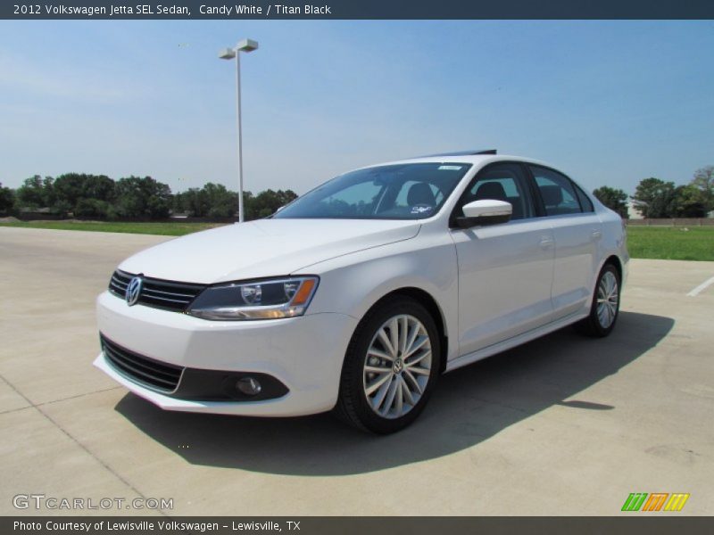 Front 3/4 View of 2012 Jetta SEL Sedan