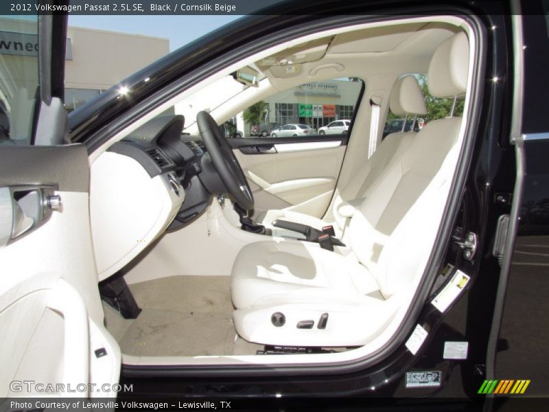 Black / Cornsilk Beige 2012 Volkswagen Passat 2.5L SE