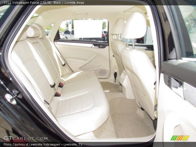 Black / Cornsilk Beige 2012 Volkswagen Passat 2.5L SE