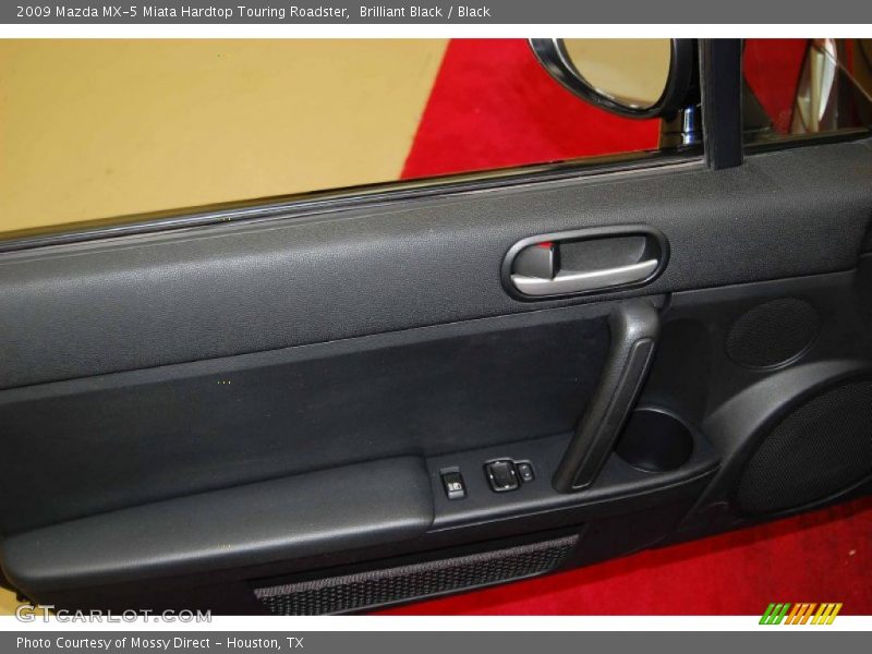Brilliant Black / Black 2009 Mazda MX-5 Miata Hardtop Touring Roadster