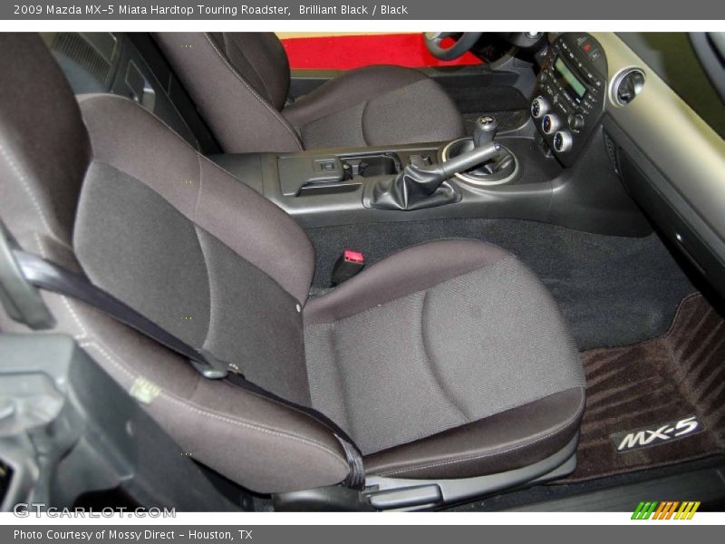 Brilliant Black / Black 2009 Mazda MX-5 Miata Hardtop Touring Roadster