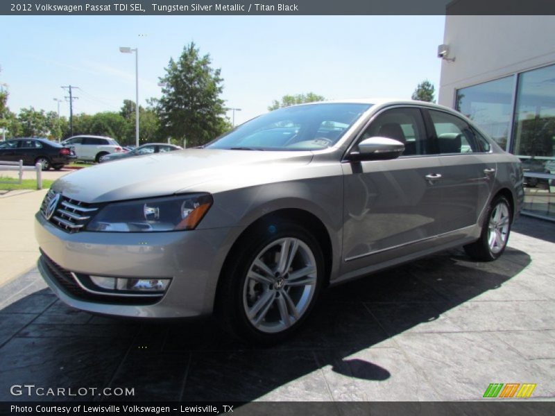 Tungsten Silver Metallic / Titan Black 2012 Volkswagen Passat TDI SEL