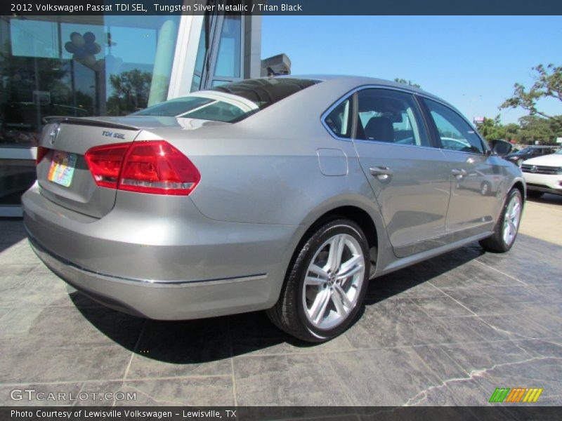 Tungsten Silver Metallic / Titan Black 2012 Volkswagen Passat TDI SEL