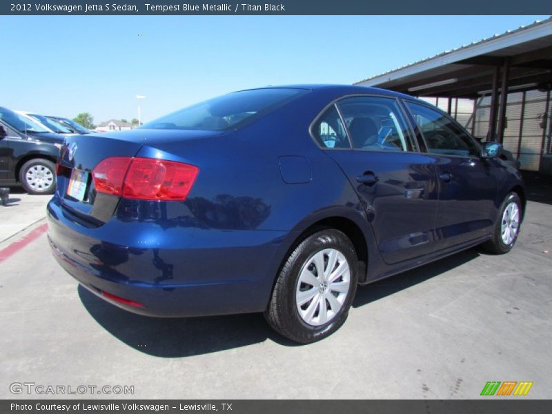 Tempest Blue Metallic / Titan Black 2012 Volkswagen Jetta S Sedan