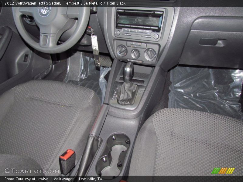 Tempest Blue Metallic / Titan Black 2012 Volkswagen Jetta S Sedan