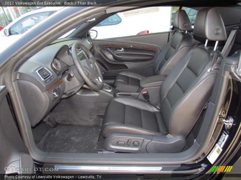 Black / Titan Black 2012 Volkswagen Eos Executive