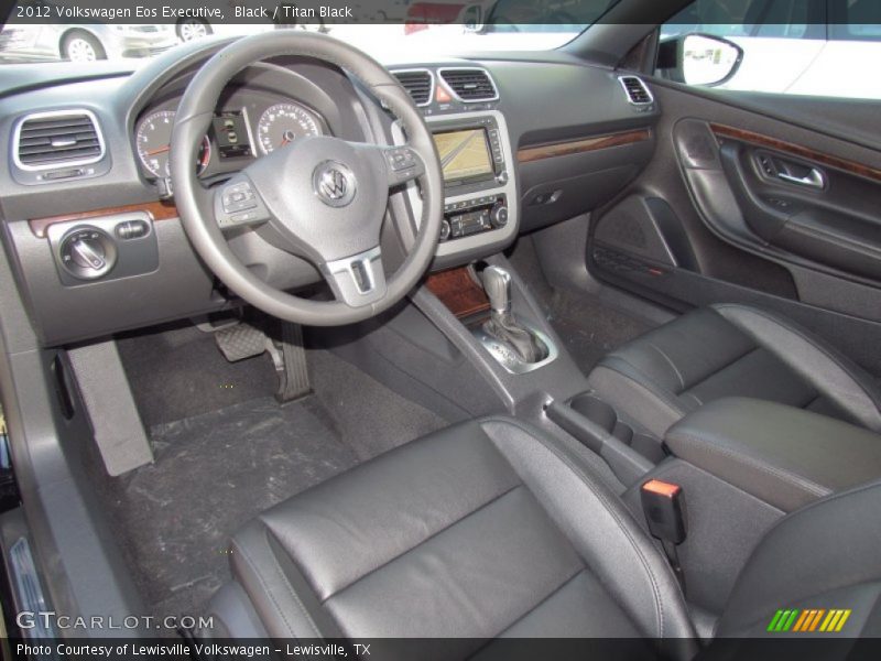Black / Titan Black 2012 Volkswagen Eos Executive
