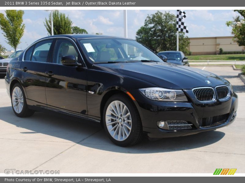 Jet Black / Oyster/Black Dakota Leather 2011 BMW 3 Series 335d Sedan