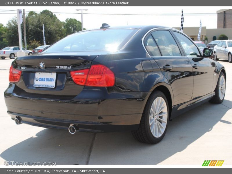 Jet Black / Oyster/Black Dakota Leather 2011 BMW 3 Series 335d Sedan