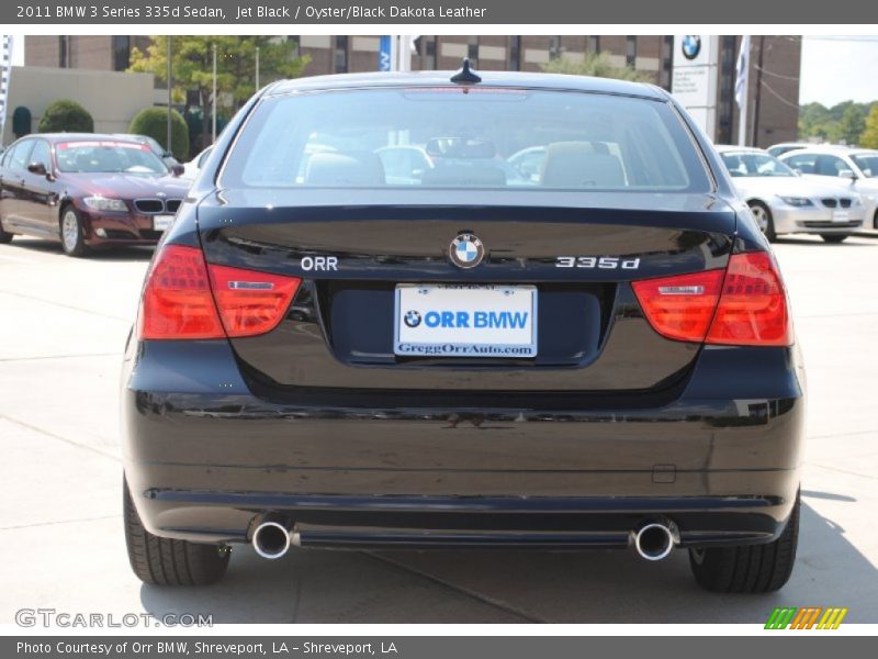 Jet Black / Oyster/Black Dakota Leather 2011 BMW 3 Series 335d Sedan