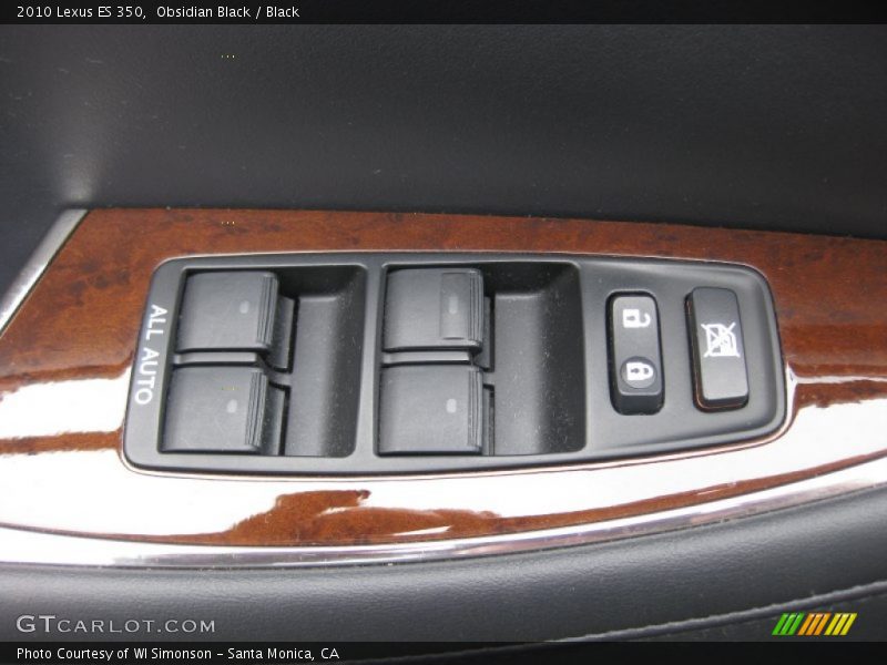 Obsidian Black / Black 2010 Lexus ES 350