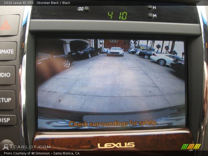 Obsidian Black / Black 2010 Lexus ES 350
