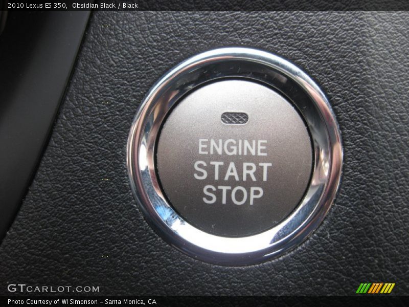 Obsidian Black / Black 2010 Lexus ES 350
