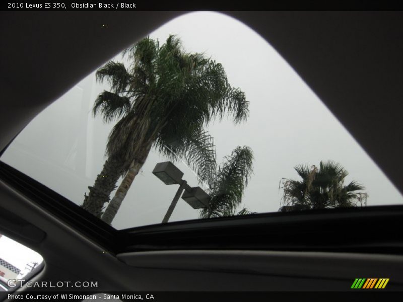 Obsidian Black / Black 2010 Lexus ES 350