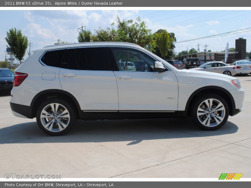  2011 X3 xDrive 35i Alpine White
