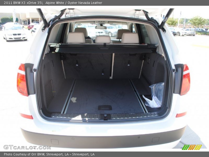  2011 X3 xDrive 35i Trunk