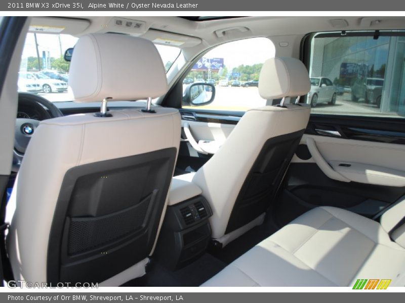  2011 X3 xDrive 35i Oyster Nevada Leather Interior