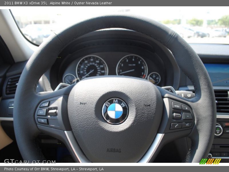  2011 X3 xDrive 35i Steering Wheel