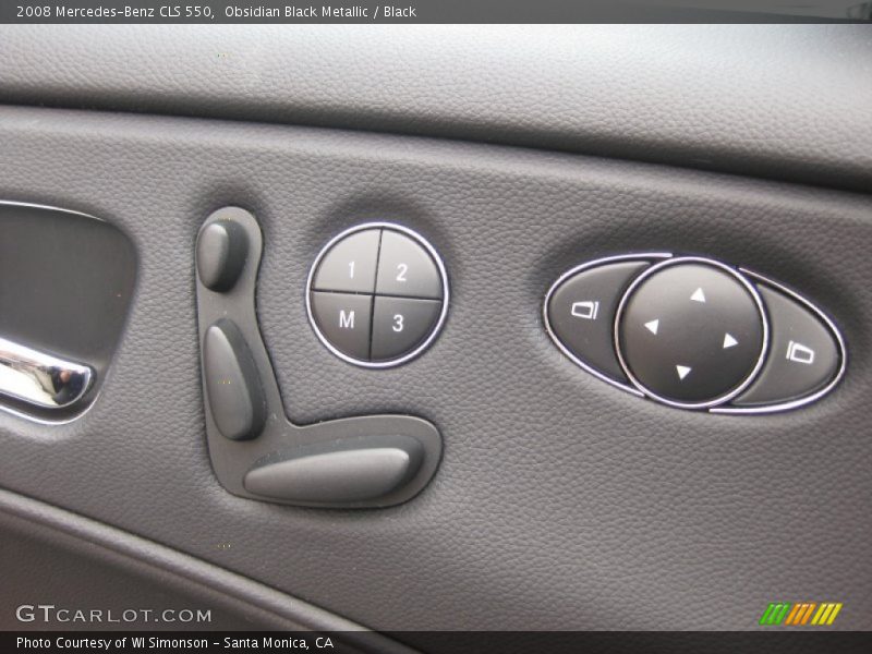 Obsidian Black Metallic / Black 2008 Mercedes-Benz CLS 550