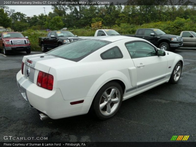 Performance White / Light Graphite 2007 Ford Mustang Shelby GT Coupe