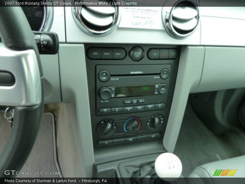 Controls of 2007 Mustang Shelby GT Coupe