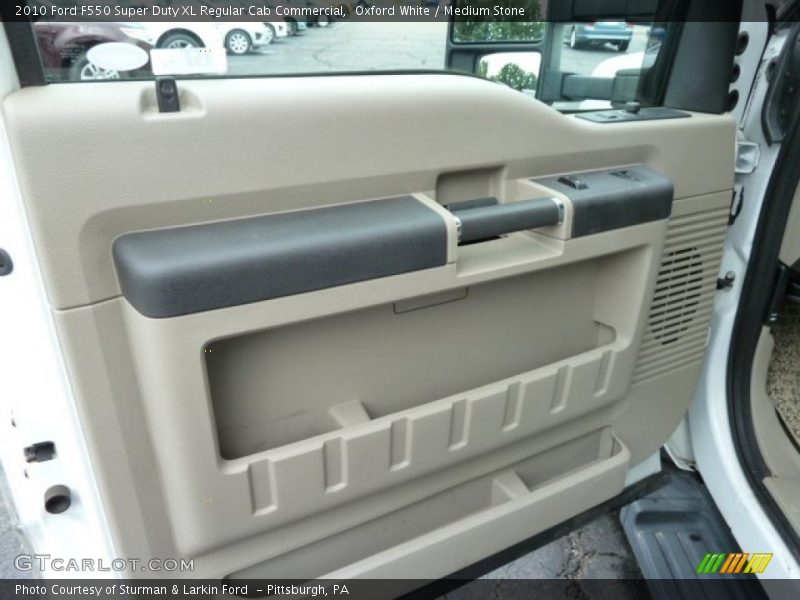 Oxford White / Medium Stone 2010 Ford F550 Super Duty XL Regular Cab Commercial