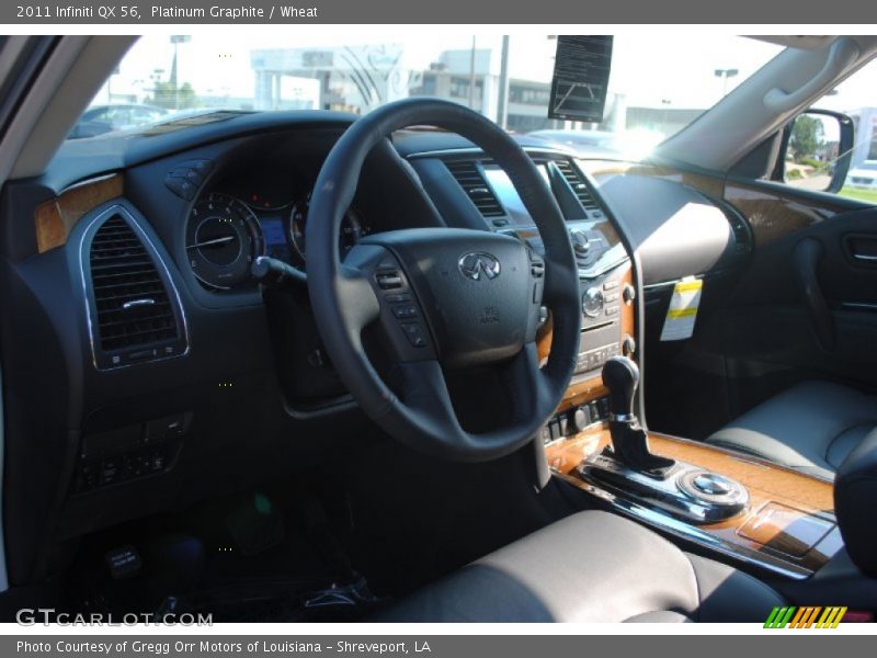 Platinum Graphite / Wheat 2011 Infiniti QX 56