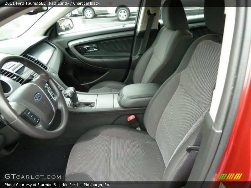 Red Candy / Charcoal Black 2011 Ford Taurus SEL