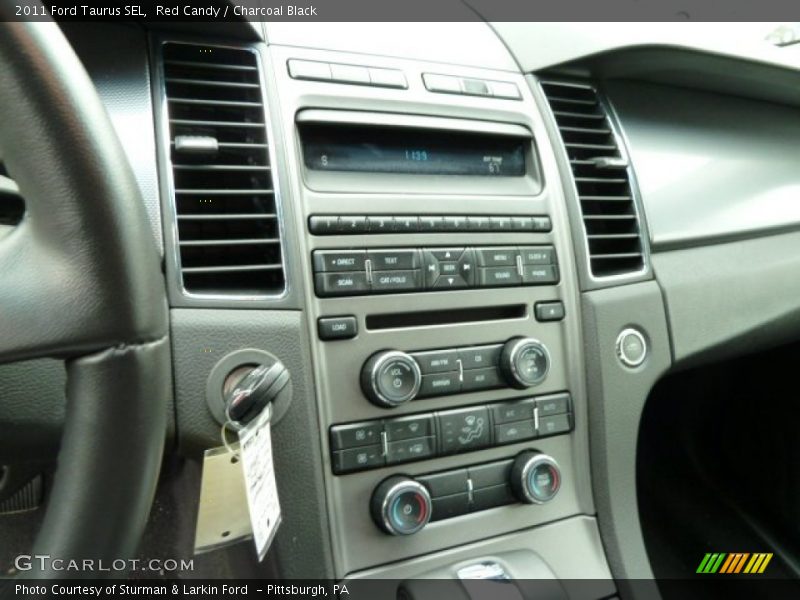 Red Candy / Charcoal Black 2011 Ford Taurus SEL