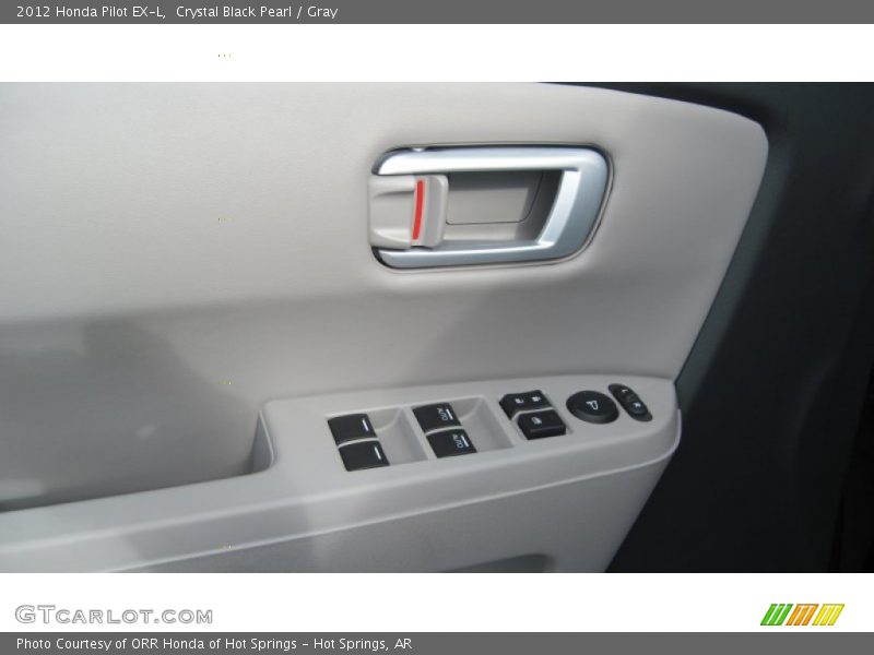 Crystal Black Pearl / Gray 2012 Honda Pilot EX-L