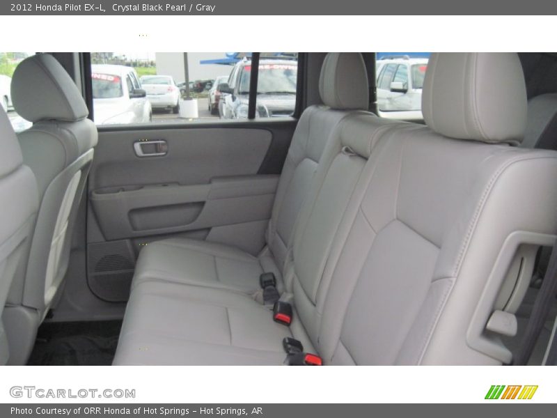 Crystal Black Pearl / Gray 2012 Honda Pilot EX-L