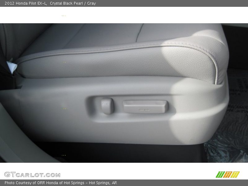 Crystal Black Pearl / Gray 2012 Honda Pilot EX-L