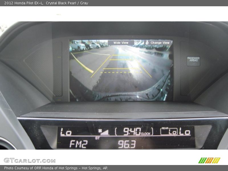Crystal Black Pearl / Gray 2012 Honda Pilot EX-L