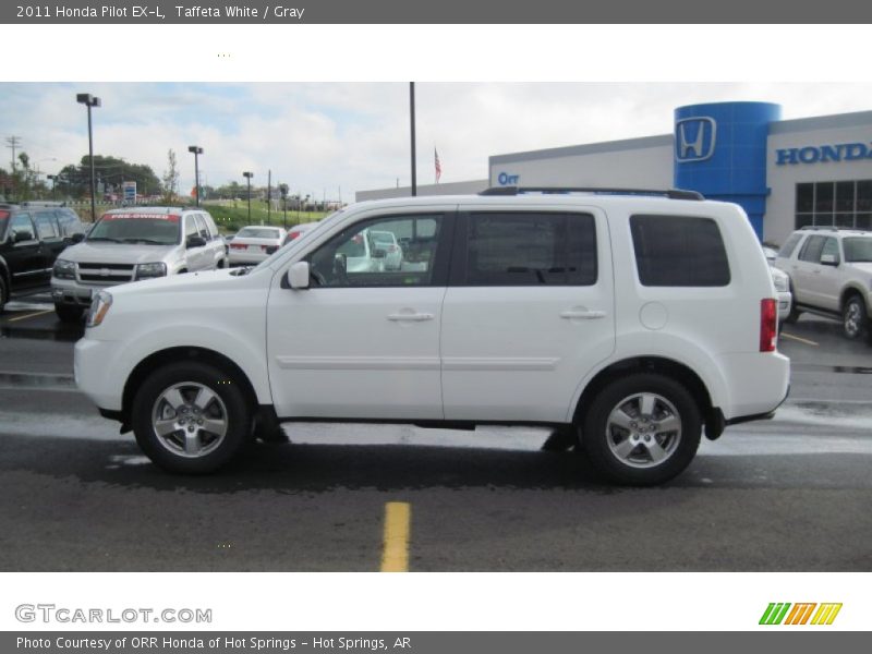 Taffeta White / Gray 2011 Honda Pilot EX-L