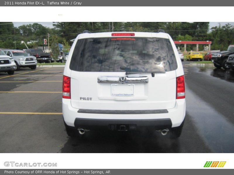 Taffeta White / Gray 2011 Honda Pilot EX-L
