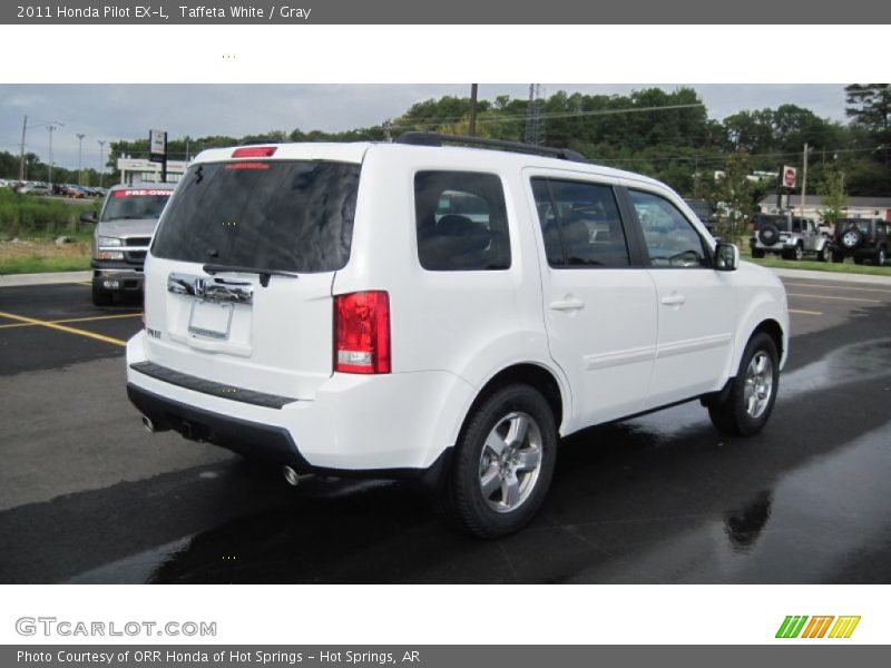 Taffeta White / Gray 2011 Honda Pilot EX-L